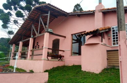 Encante-se - Sítio na Serra da Mantiqueira! Casa sede com 3 quartos, piscina, área gourmet Código 1114