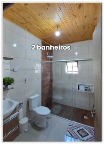 Chácara com Casa em Extrema/MG, 1.500m², 3 dormitórios (1 suíte), 2 lagos, garagem p/ 8 carros. Cod. 1180