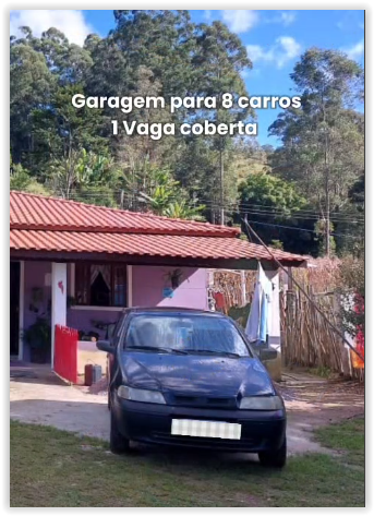 Chácara com Casa em Extrema/MG, 1.500m², 3 dormitórios (1 suíte), 2 lagos, garagem p/ 8 carros. Cod. 1180